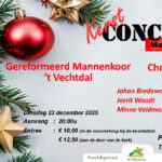 Kerstconcert Geref. Mannenkoor `t Vechtdal en Christelijk koor “Jubilate”