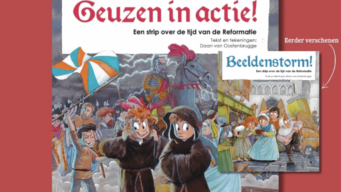 Een strip over de tijd van de reformatie – De haan boeken