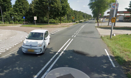 Voortgang bedrijventerrein Esch 0,  rotonde Achthoevenweg/Hoogeweg