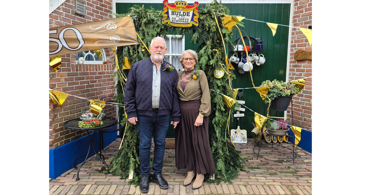 Henk en Anneke Brinkman 50 jaar getrouwd