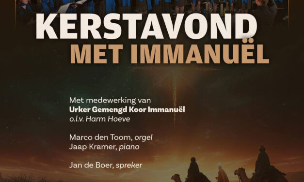 Kerstavond met Urker Gemengd Koor Immanuël in Meppel