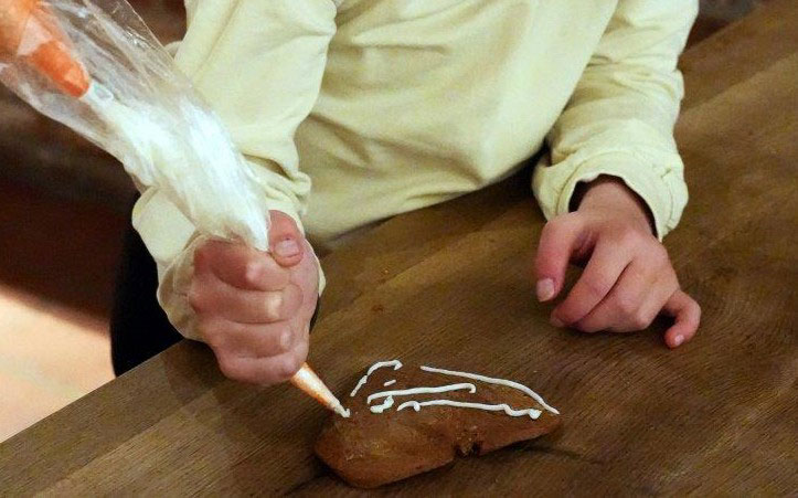 Koekjes versieren op woensdagochtend 24 december