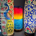 Geef een uniek cadeau met de nieuw binnengekomen handgeschilderde lampen van kamelenhuid!