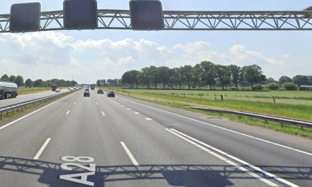 Op- en afritten A28 bij Staphorst op 18 en 19 december gesloten wegens onderhoud