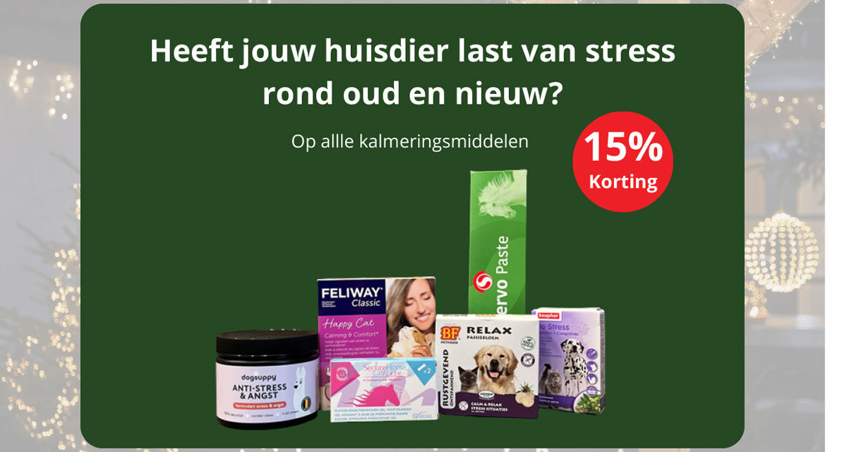 Stress bij huisdieren rond oud en nieuw!