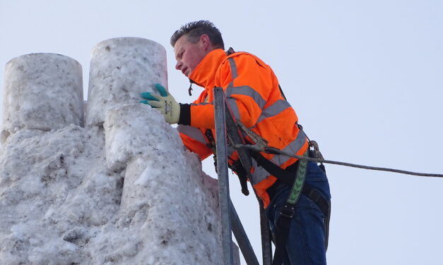 Grootste sneeuwpop van Nederland, vormgeving