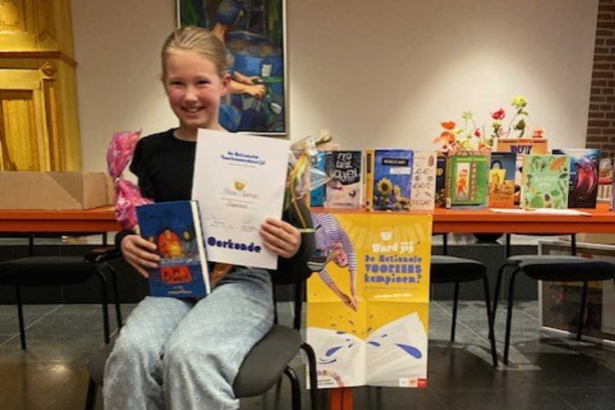 Feline wint in de gemeente Staphorst de voorleeswedstrijd!