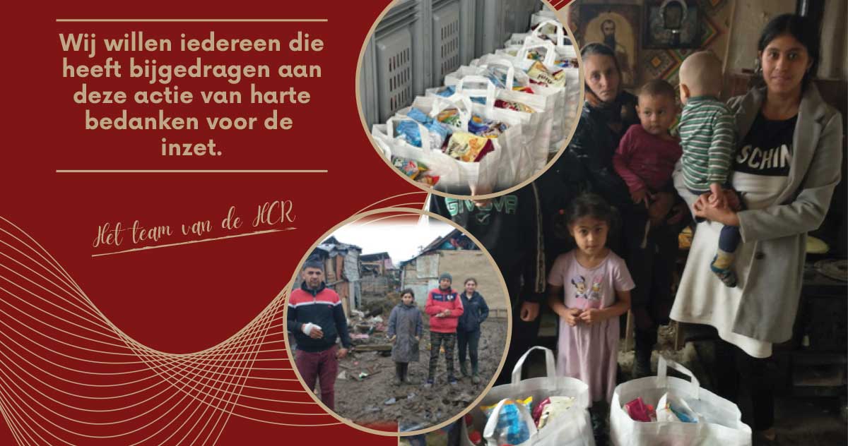 HCR spreekt grote dank uit voor het succes van de voedselpakkettenactie
