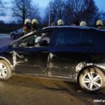 Auto over de kop bij eenzijdig ongeval in Staphorst