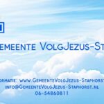 Samenkomst met kinderwerk vanaf zondag 25 januari bij volg Jezus – Staphorst