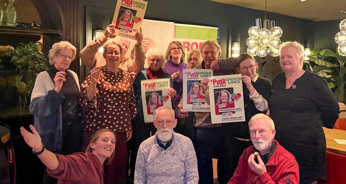 PvdAGroenLinks Staphorst laadt zich op voor de campagne