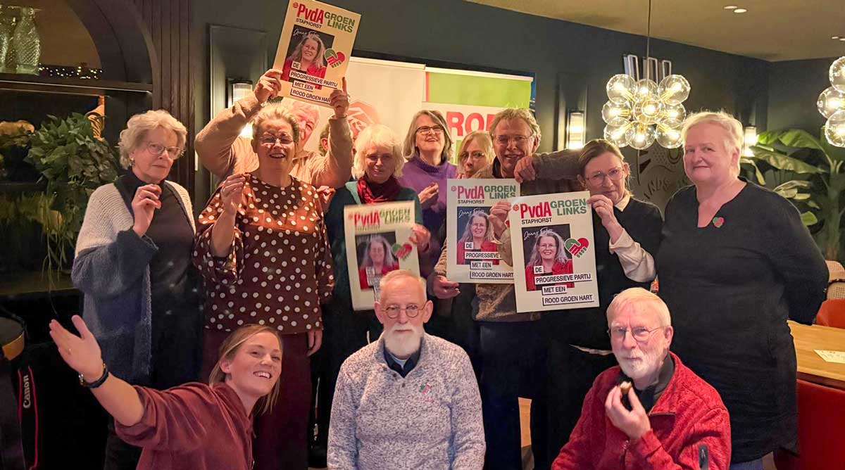 PvdAGroenLinks Staphorst laadt zich op voor de campagne
