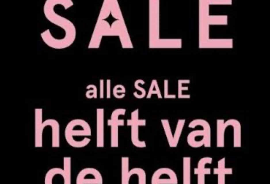 Jenn: Alle Sale-items helft van de helft