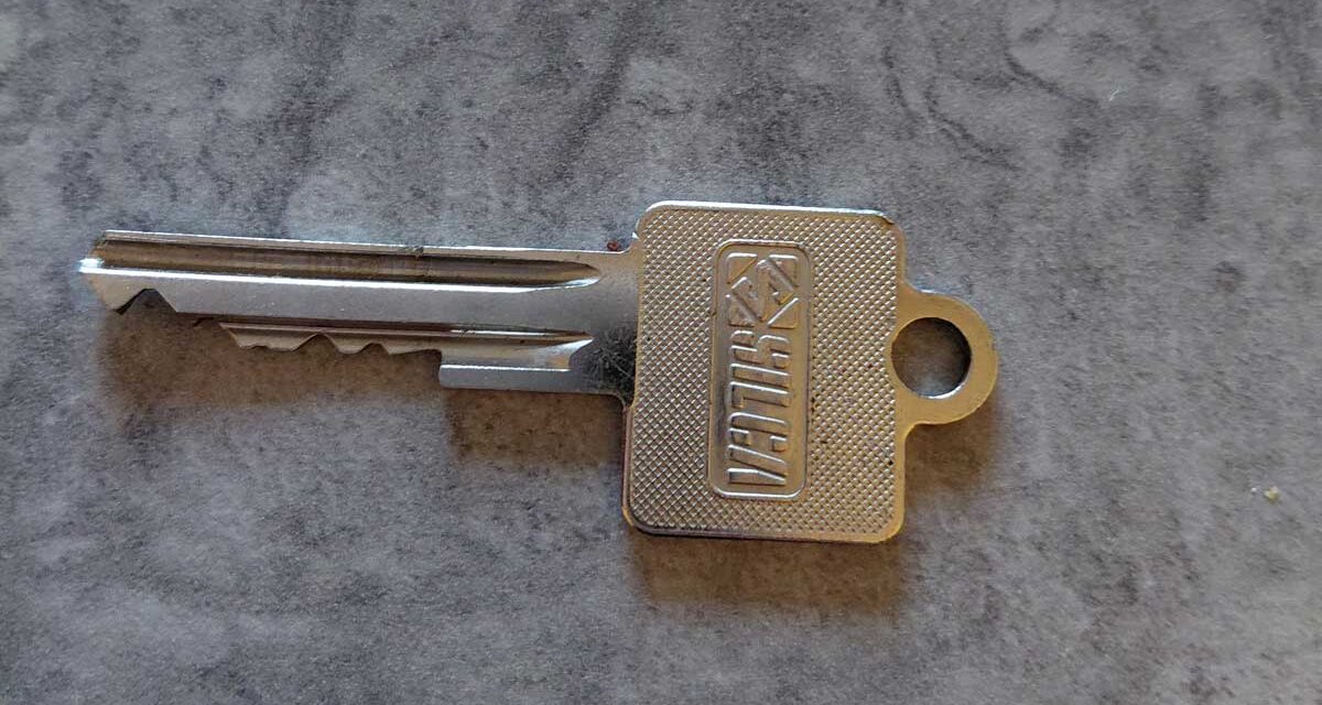 Huissleutel gevonden