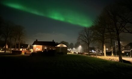 Ook in Punthorst was het noorderlicht te bewonderen (foto’s)
