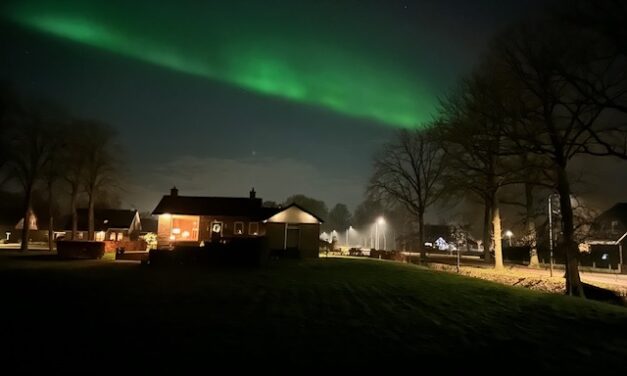 Ook in Punthorst was het noorderlicht te bewonderen (foto’s)