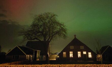 Noorderlicht vanaf Diek