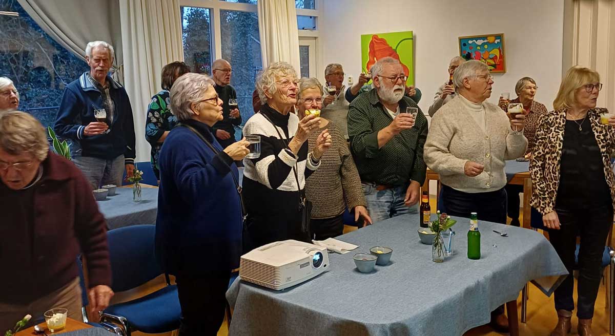 Een gezellige start van het nieuwe jaar in De Poele in IJhorst