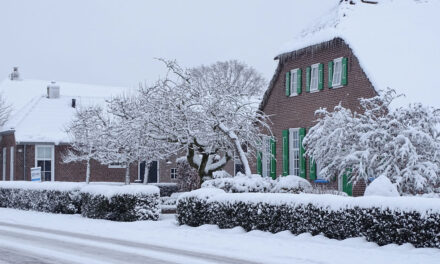 Sneeuw in Staphorst en Rouveen
