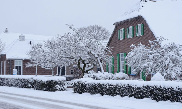 Sneeuw in Staphorst en Rouveen