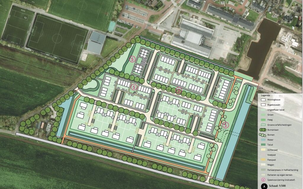 Stedenbouwkundig plan voor woningbouw in Rouveen Zuid Fase 2 is klaar