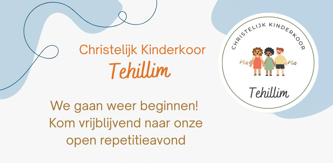 🎼 “Zing tot Zijn eer – Kinderkoor Tehillim opent het nieuwe seizoen”