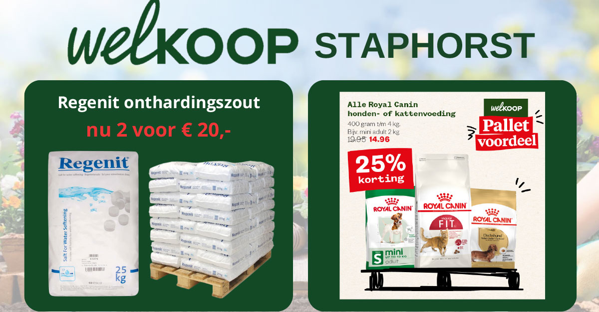 Acties bij welkoop Staphorst