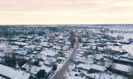 Winters kijkje van boven, 10 januari 2026 Staphorst/Rouveen