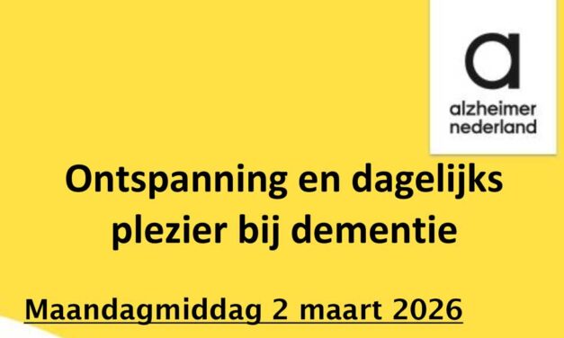 Alzheimertrefpunt 2 maart de Poele te IJhorst