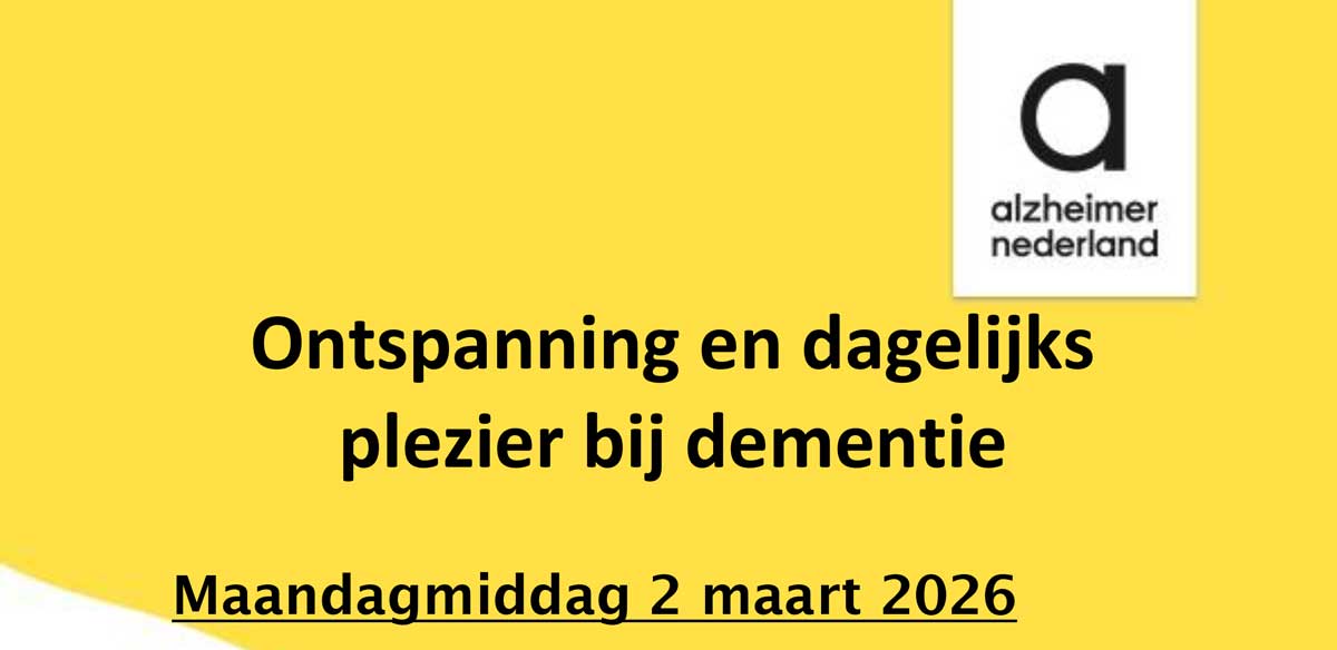 Alzheimertrefpunt 2 maart de Poele te IJhorst