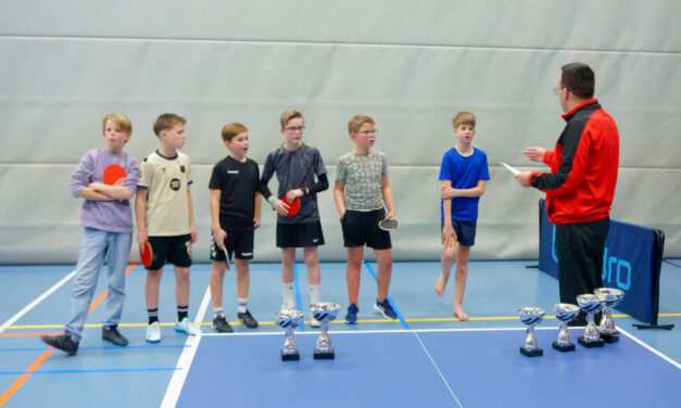 Geslaagd Tafeltennisevent voor basisschoolleerlingen