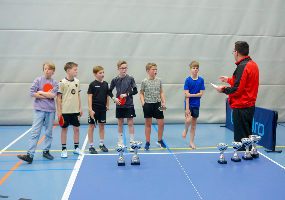 Geslaagd Tafeltennisevent voor basisschoolleerlingen