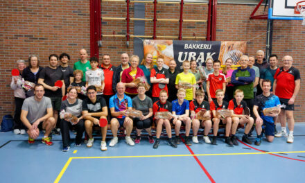 Super gezellige morgen op het Familie tafeltennis dubbeltoernooi