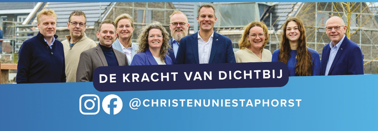 ChristenUnie Staphorst bouwt aan gemeenschap, vertrouwen en toekomst