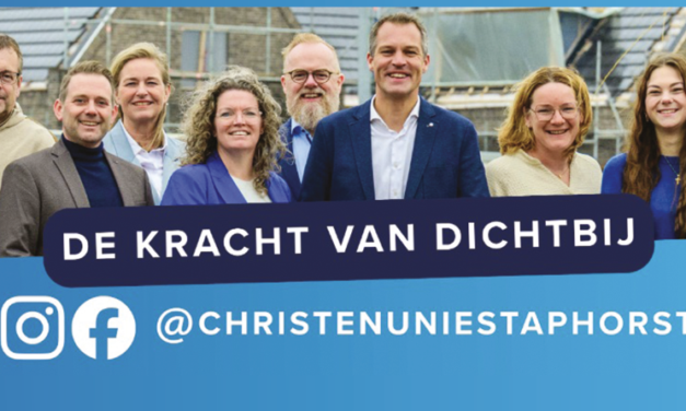 ChristenUnie Staphorst bouwt aan gemeenschap, vertrouwen en toekomst