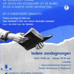 Samenkomst gemeente volg Jezus – Staphorst met thema ‘laat niemand u met een nieuw slavenjuk belasten’