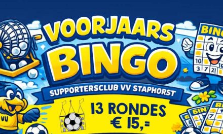 Voorjaarsbingo Supportersclub VV Staphorst