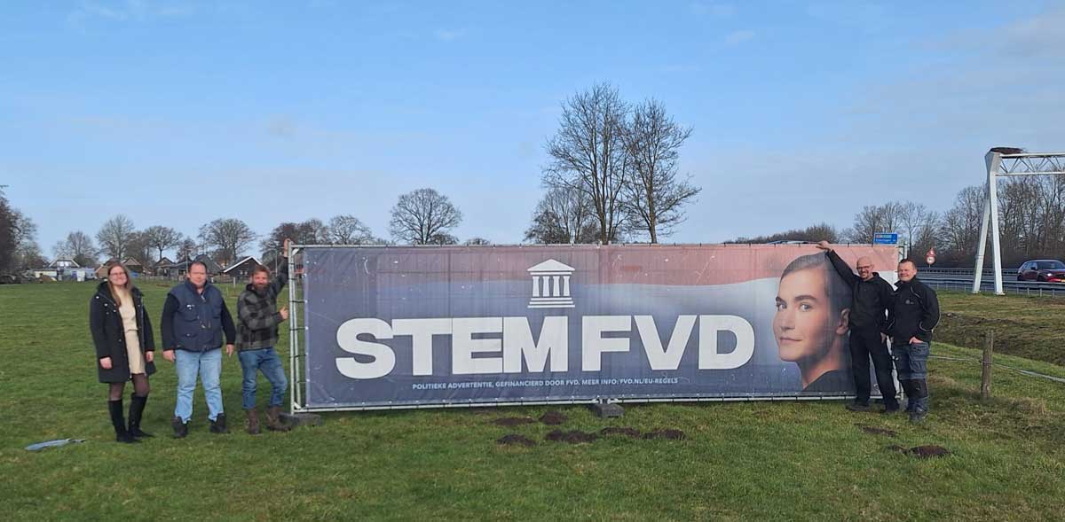 FVD Staphorst steekt de handen uit de mouwen