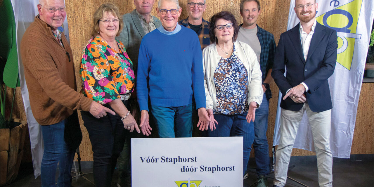 Gemeentebelangen Staphorst: ‘Vóór Staphorst Dóór Staphorst’