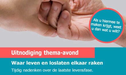Thema-avond: ‘Waar leven en loslaten elkaar raken’