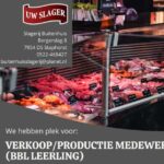 Slagerij Buitenhuis heeft plek voor: Verkoop/productie medewerker (BBL Leerling)