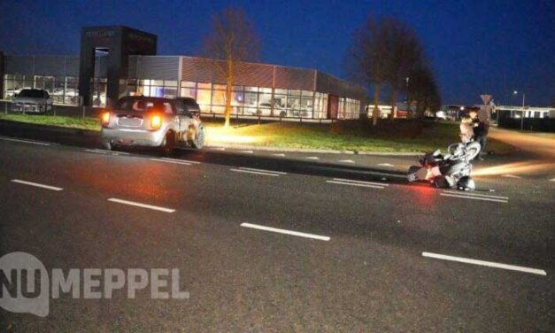 Motorrijder gewond na aanrijding in Staphorst