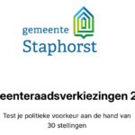 Stemwijzer voor Staphorst staat online