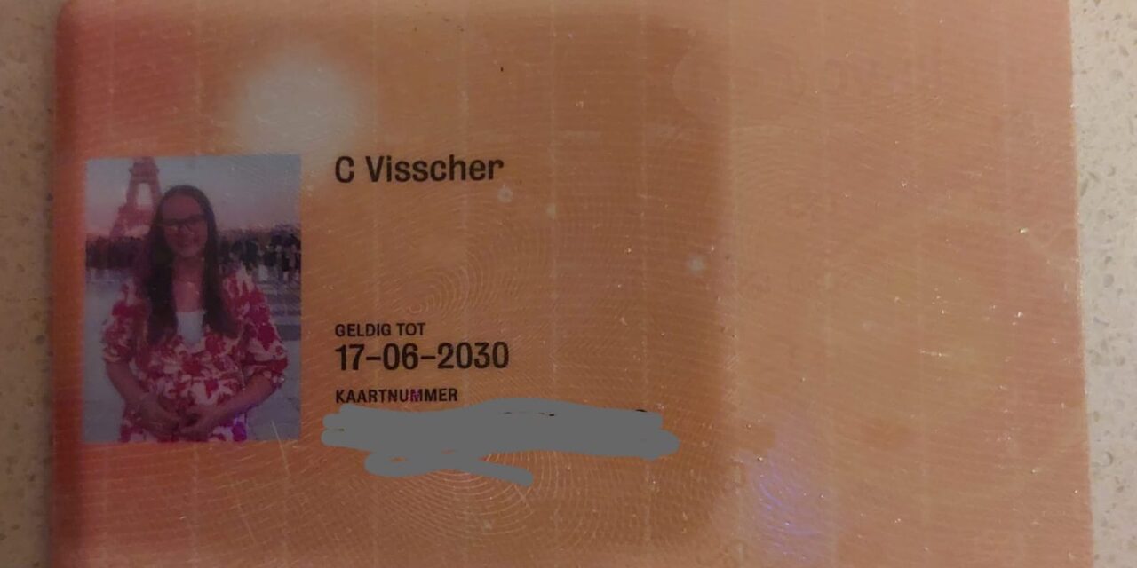 C. Visscher, hier is uw ov-kaart