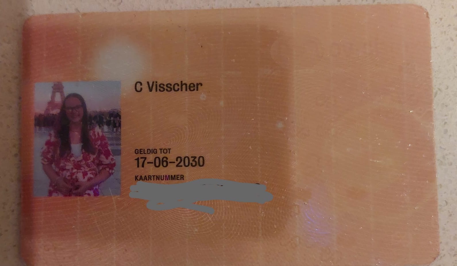 C. Visscher, hier is uw ov-kaart