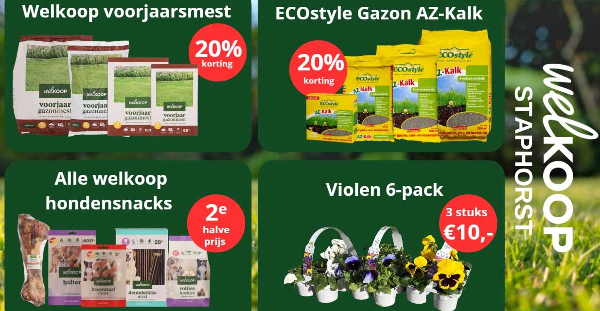 Lopende acties bij Welkoop Staphorst