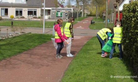 Scholieren in Staphorst halen meer dan 885 kilo zwerfafval op