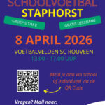 Scheidsrechters gezocht voor schoolvoetbaltoernooi 2026 bij SC Rouveen!