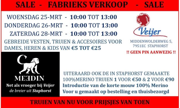 SALE – Truien van nu voor prijsjes van toen