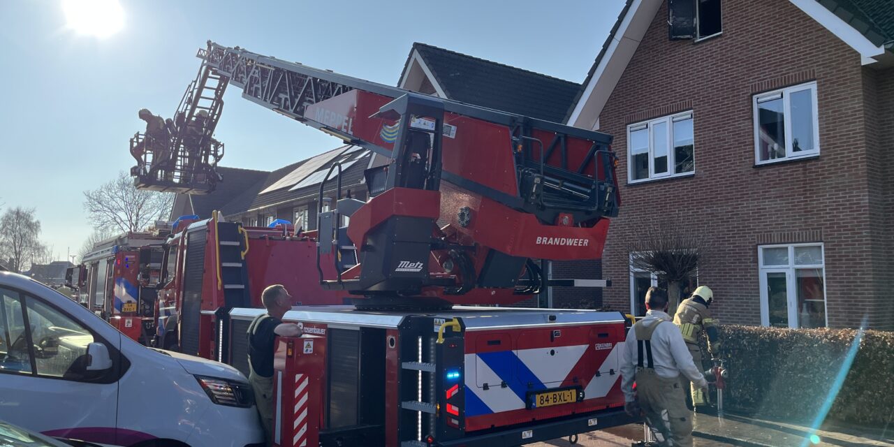 2e etage van woning aan Boekweitveld brandt uit